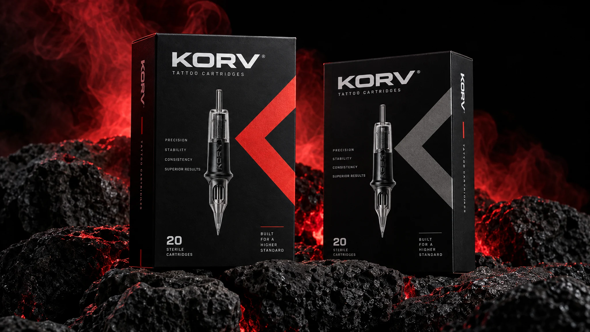 KORV Cartridges packaging — Liner and Magnum